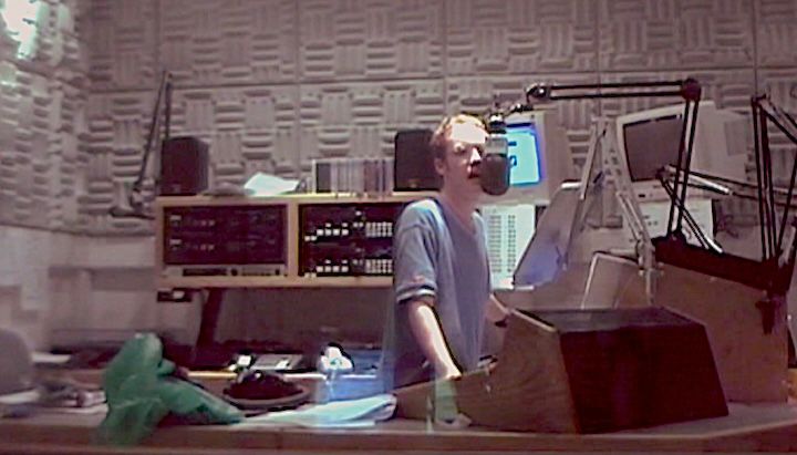 Simon in the studio